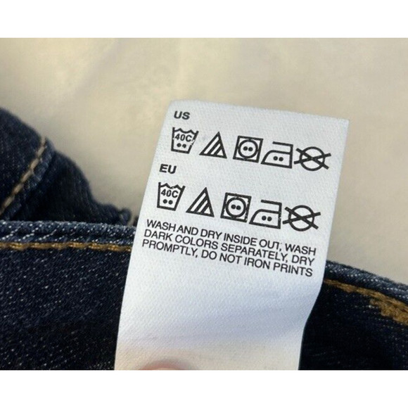 TOMMY HILFIGER Women’s HOPE BOOT Cut Jeans Size 10S Dark Wash Western Boho - Picture 9 of 9